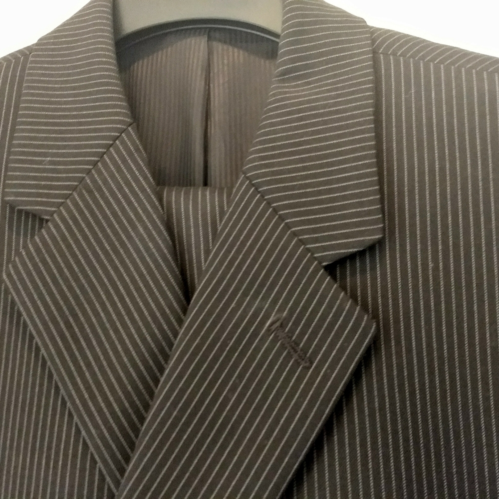 Apt 9 Black Pinstripe 2Pc Suit